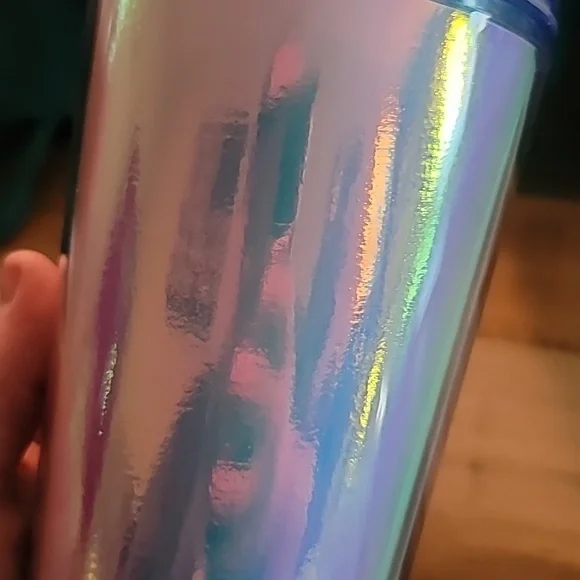 Starbucks 2023 Iridescent Dome Venti Tumbler Dichroic Holographic Tumbler Cup - Picture 4 of 6